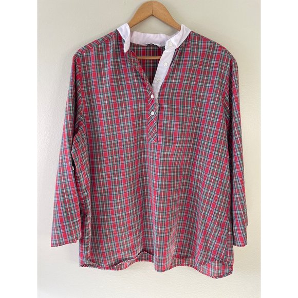 Levi Strauss & Co Checkered Ribbed Neck Top - Picture 5 of 5